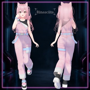 【+Head・MARUBODY他】Neon Pop Workwear【12アバター対応】 缩略图 11