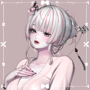 ❥· •2st 20% OFF• ·【隣の店 Tonarino - Messy bun】 - Highlights Color Texture