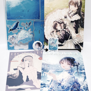 ももこ先生サイン入り保証書付き】オリジナル複製原画B ももこ先生 複製サイン入り色紙 軸中心派 ひよりちゃん 桃 さしみねこ