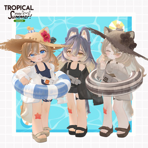 【うささき・ハスティー対応追加！🐰🐶】TROPICALにゃんサマー【複数アバター対応】 缩略图 3