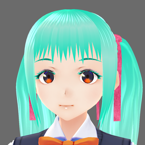 Vroid　ヘアデータ　ツインテール　　- Hair data for Vroid Twin tail -