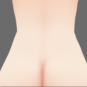 Vroid　スキン追加テクスチャー　背中　【無料】- Additional skin texture for Vroid -