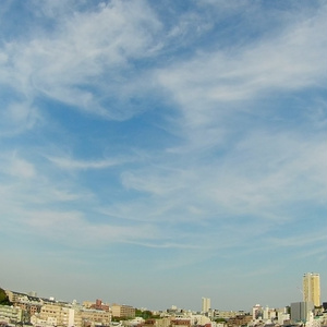 【無料/Free】流れる雲 / 秋空を午前から日没まで【背景動画】