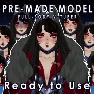 Live2D VTuber Model for Commercial Use | Non-Exclusive | Fullbody | Toggles | Queen of the Dogs