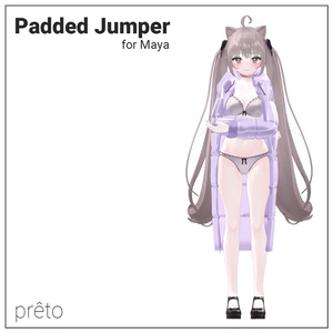 Long Padded Jumper for Maya