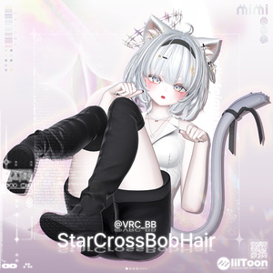 【22アバター対応】 StarCross Bob Hair 缩略图 4