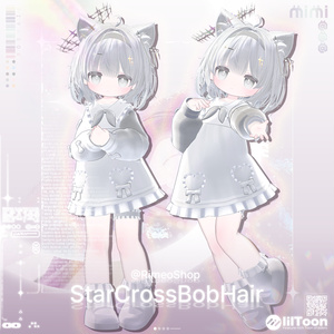【22アバター対応】 StarCross Bob Hair 缩略图 5