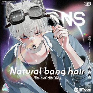 【4アバター対応】Natural bang hair 缩略图 2