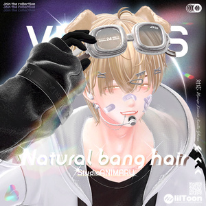 【4アバター対応】Natural bang hair 缩略图 6