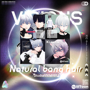 【4アバター対応】Natural bang hair 缩略图 12
