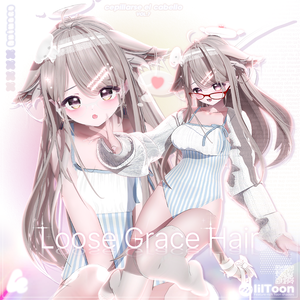 【18アバター対応】 Loose Grace Hair