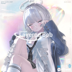【20アバター対応】 Seraph Layered Bob 缩略图 8