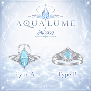 【VRChat想定】AQUALUME💍No.002 Type-A/B MA対応17Avatar（12color×17color）