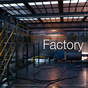 Factory [VRChat] [Unity] [VRChat向けワールド]