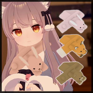 【無料・ラスクちゃん対応】ふわふわどうぶつさんマフラー【子供服】
