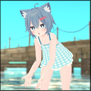 【無料・こまど3アバター対応】ワンピース水着【女の子・子供服】 缩略图 10