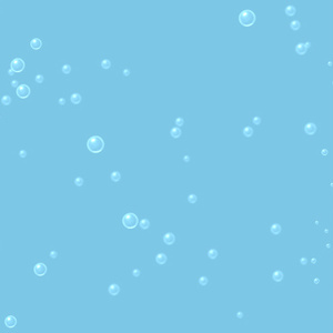 【動画素材】水中で泡が立ち昇るループ背景動画素材【ライトブルー背景】[Stock Video] Bubbles Rising Underwater, Light Blue Background, Loop