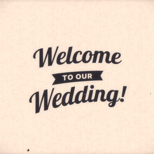 【クレジット表記不要の高解像度版】フィルム映画風の「Welcome to Our Wedding!」【レトロヴィンテージ】[High-res version with no attribution required] Welcome to Our Wedding! Retro Vintage Old Movie Title