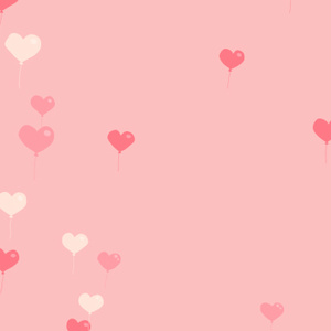 【動画素材】ハートの風船が飛んでいくアニメーション背景素材【ピンク背景】[Stock Video] Animation of Heart Balloons Floating Upward, Pink Loop Background