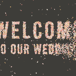 【動画素材】紙吹雪がストップモーションで作る「Welcome to Our Wedding!」【Ver.3】[Stock Video] Welcome to Our Wedding! Confetti Typography in Stop Motion Ver.3