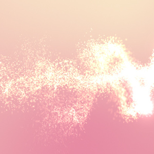 【動画素材】らせん軌道にキラキラ輝くパーティクルエフェクト【ピンク系背景】[Stock Video] Sparkling Spiral Particle Trails on Pink Background