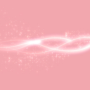 【動画素材】キラキラ輝く光の軌跡と星屑のエフェクト【ピンク背景】[Stock Video] Sparkling Light Trails and Stardust on Pink Background