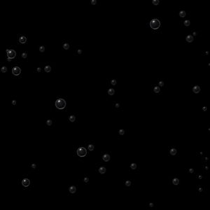 【動画素材】水中で泡が立ち昇るループのオーバーレイ素材【黒背景】[Stock Video] Bubbles Rising Underwater, Black Background, Loop Overlay