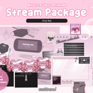 【Twitch】ストリームパッケージ/Jirai Kei Stream Package