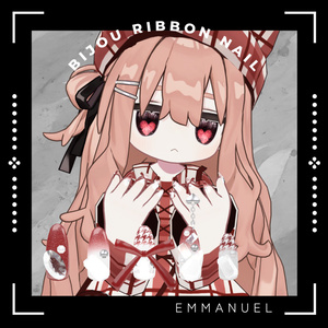 【13アバター対応】Bijou Ribbon Nail 缩略图 2