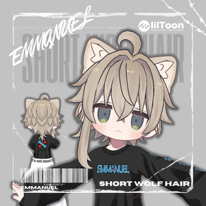 【4Avatars】ショートウルフヘア　Short Wolf Hair