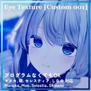 【4アバター対応】 Custom Eye Texture 'Custom 001'