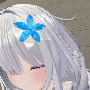 お花の髪飾り