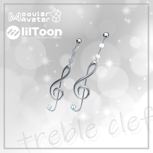 [VRChat] treble clef [MA 10 Avatars Compatible]