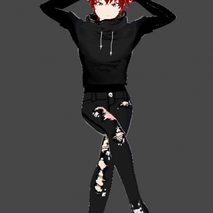 Rock Ripped Jeans (Inner bottom, only jeans)