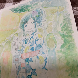 霧矢あおいと夏休み　ポストカード