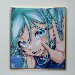 ホロ加工缶バッジA＜asteroid：初音ミク＞ - Rella Artworks / 不安定+