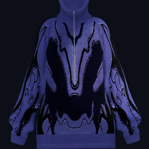 [3Dモデルウェア] ''BIONIC MACHINE" JACQUARD SWEATER 缩略图 12