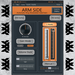 【Free】ARM SIDE [自動サイドチェイン]【FL Patcher】