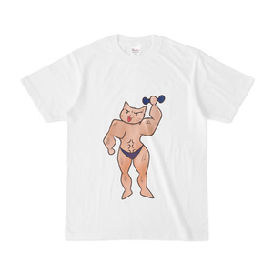 マッスルキャット　白T