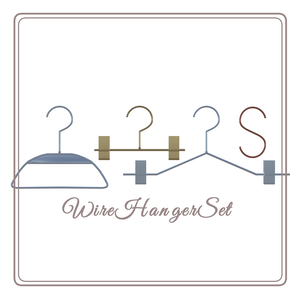 Wire Hanger Set - 3D model
