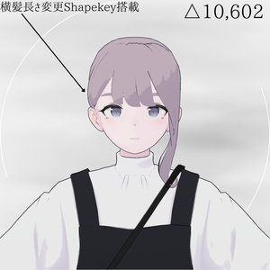 【Lapwing/Grus】Twisted Low Pony【3D hairstyle】 缩略图 2