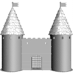 3d中世ファンタジー町の入り口 Cs3o Fbx ありそうでない素材屋 Booth