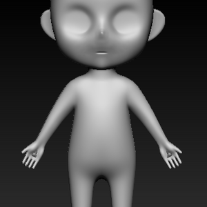 ディフォルトフィギュア素体
