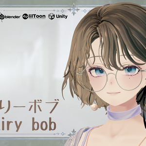 [MA対応]えありーボブ [Airy bob] [VRChat]