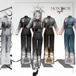 【無料版あり】アシンメトリーチャイナスーツ＃VRoid 【ZYOUKA Model】