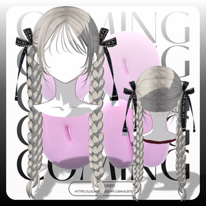 縦ロール ツインテール curly twin tail - VRoid吸血 - BOOTH