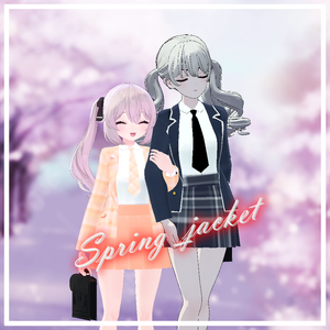 『カリン,Grus』【3D衣装モデル】spring_jacket