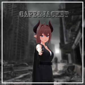 『レナ・カクテル-Lena Cocktail-』【3D衣装モデル】Cape&Jacket