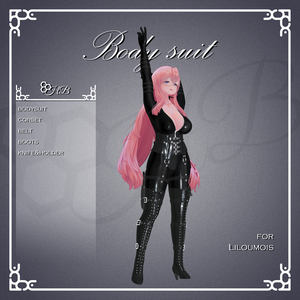 『リルモワ(v1.03対応）』【3D衣装モデル】bodysuit