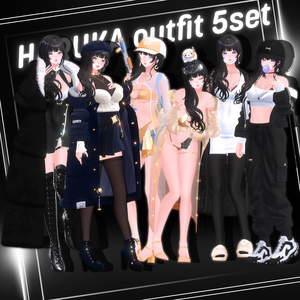 『春香 -haruka-対応』【3D衣装モデル】outfit 5set
